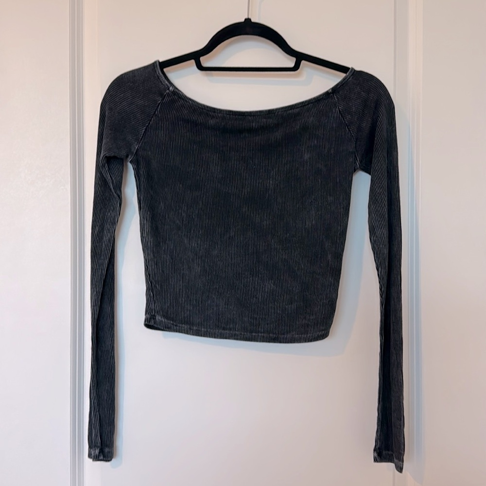 Joah Brown Long Sleeve Top (OS)